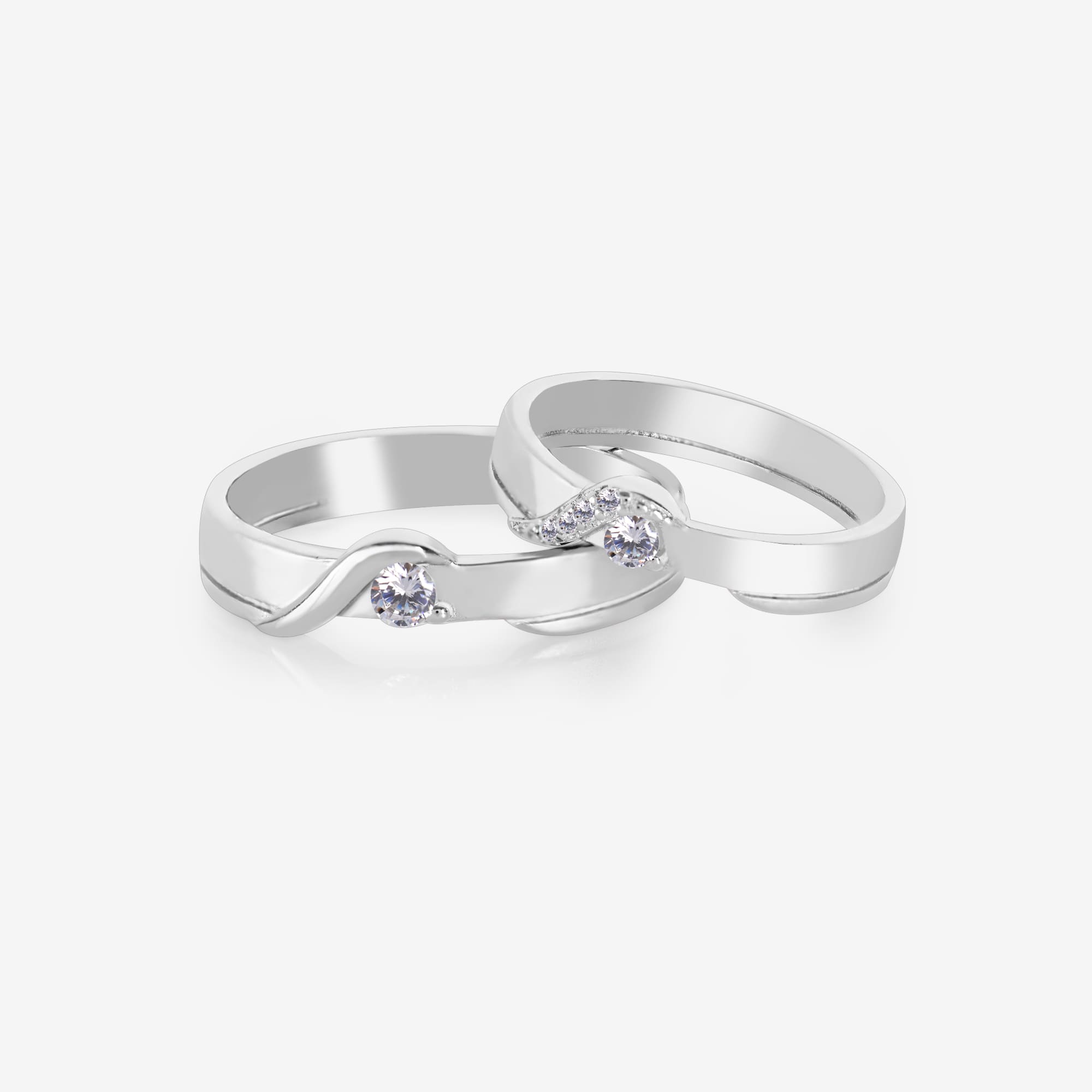 Engravable Couple's Infinity Promise Ring In 925 Sterling Silver | Couple  wedding rings, Couple ring design, Engagement rings couple